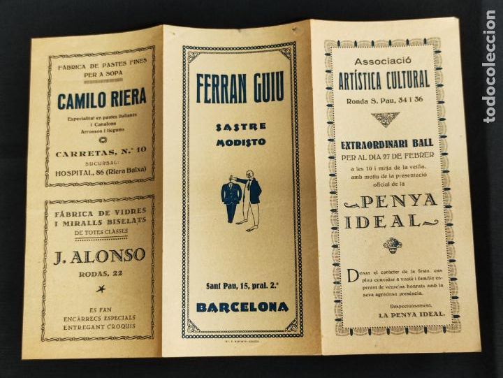 Coleccionismo: A&Ntilde;OS 20 - PROGRAMA GRANDIOS BALL APACHE - ASSOCIACIO ARTISTICA CULTURAL - PENYA IDEAL -