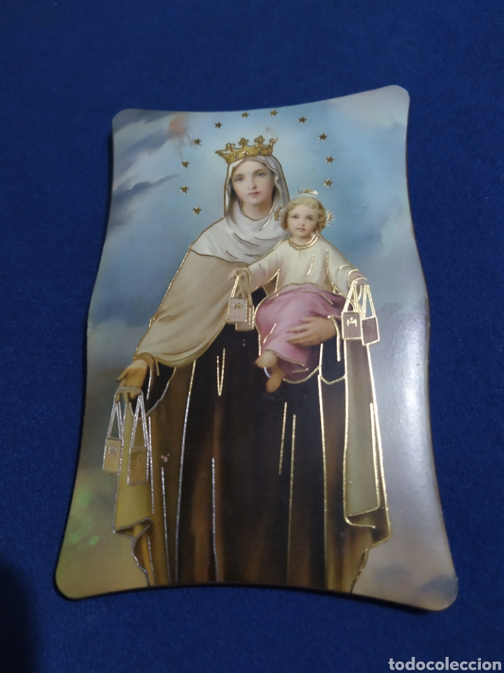 Coleccionismo: Bell&iacute;sima Virgen del Carmen Made ingl&eacute;s Italia