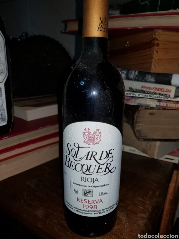 Coleccionismo: VINO DE RIOJA SOLAR DE BECQUER RESERVA 1998