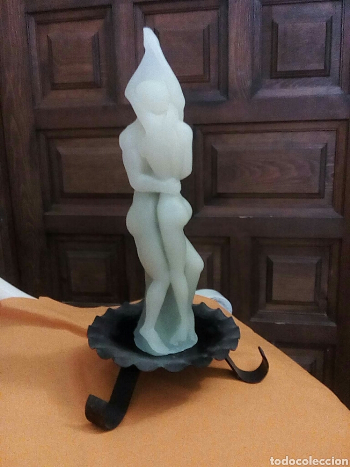 Coleccionismo: Pareja de amantes- vela - Foto 7
