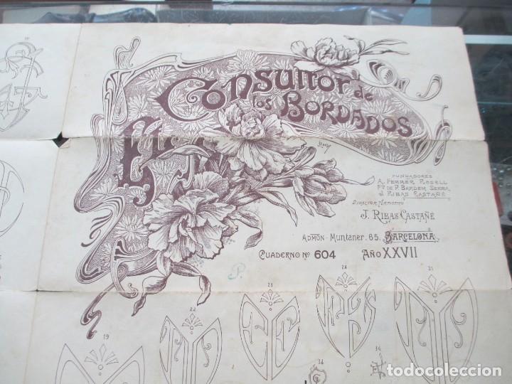 Coleccionismo: laminas el consultor de los bordados