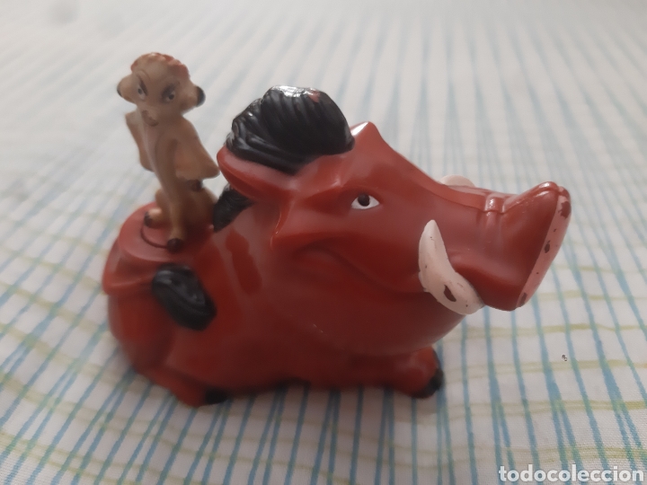Coleccionismo: Figura Timon y Pumba -El Rey Le&oacute;n-