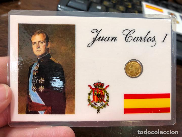 Coleccionismo: CARNET DE JUAN CARLOS I Y MONEDA - Foto 1