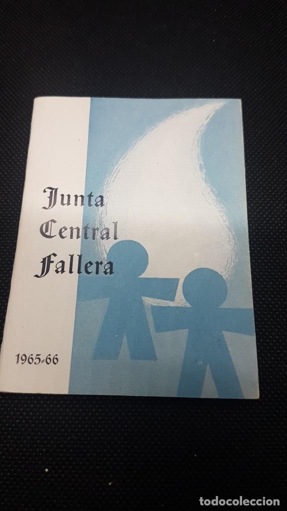 Coleccionismo: Programa Junta Central fallera 1965 1966 A828 - Foto 1