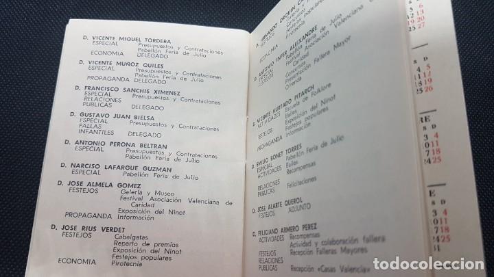 Coleccionismo: Programa Junta Central fallera 1965 1966 A828 - Foto 8
