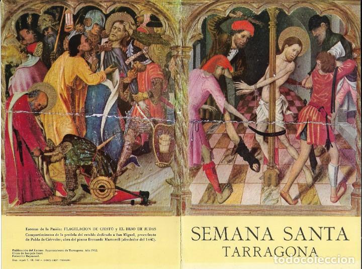 Coleccionismo: Programa SEMANA SANTA de Tarragona de 1962