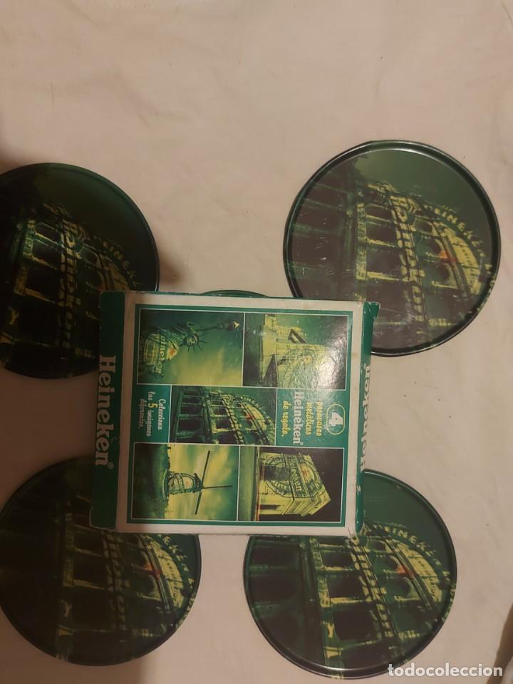 Coleccionismo: 5 Posavasos Heineken - Foto 1