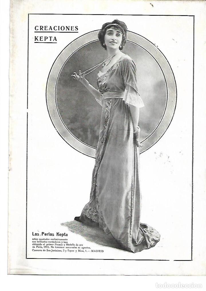 Collecting paper: A&Ntilde;O 1912 RECORTE PRENSA PUBLICIDAD CREACIONES PERLAS KEPTA COLLAR