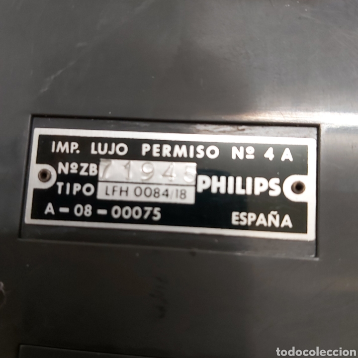 Coleccionismo: Dictafono Philips LFH 0084/18 - Foto 14