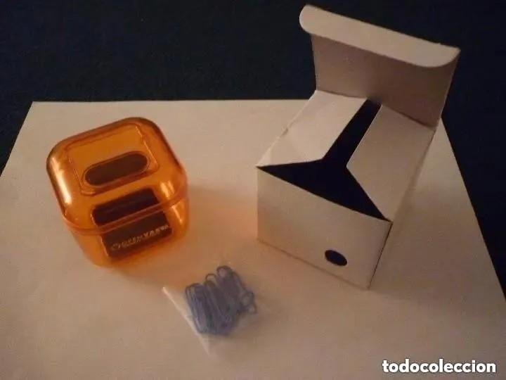 Coleccionismo: CAJA DE CLIPS CON PUBLICIDAD. SIN ESTRENAR