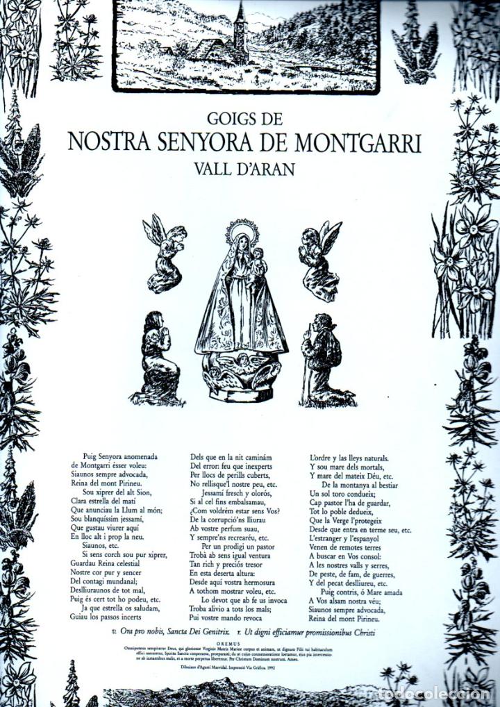 Sammelleidenschaft Papier: GOIGS DE NOSTRA SENYORA DE MONTGARRI - VALL D'ARAN (1992)