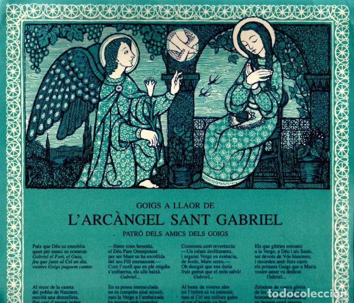 Sammelleidenschaft Papier: GOIGS A L'ARC&Agrave;NGEL SANT GABRIEL (1993)
