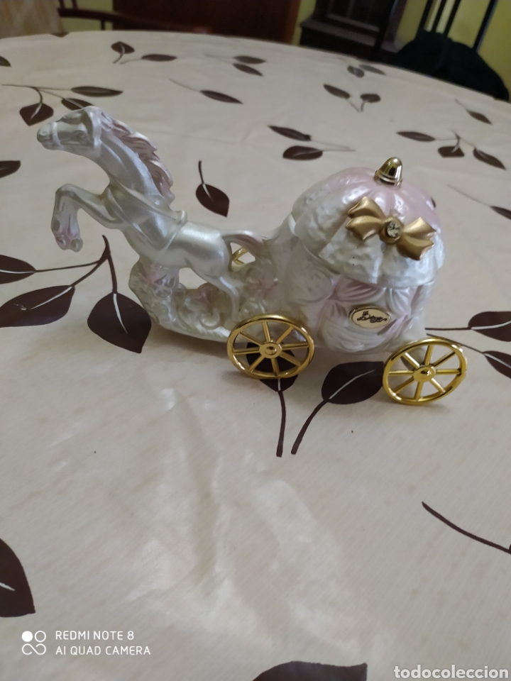 Coleccionismo: Joyero Porcelana Italiana Berger Carroza