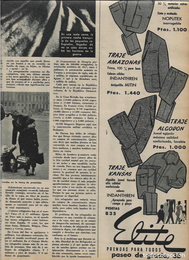 Collecting paper: A&Ntilde;O 1959 RECORTE PRENSA PUBLICIDAD CAMISERIA SASTRERIA ZAPATERIA ELITE COMERCIO ALMACEN P GRACIA 36