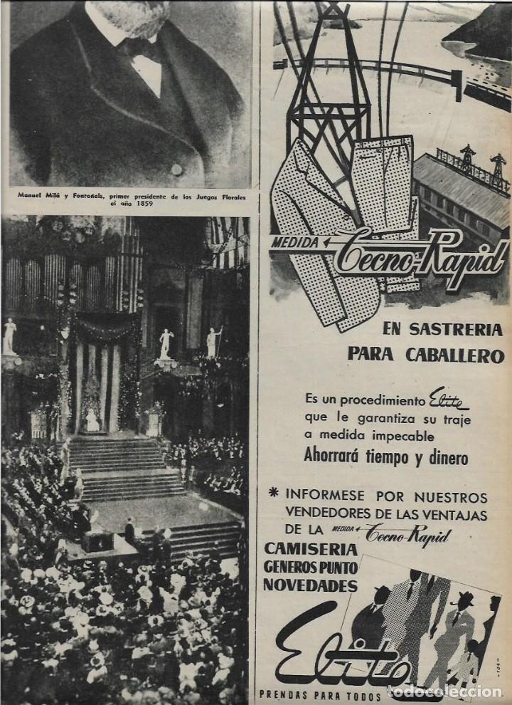 Coleccionismo: A&Ntilde;O 1959 RECORTE PRENSA PUBLICIDAD CAMISERIA SASTRERIA ZAPATERIA ELITE COMERCIO ALMACEN P GRACIA 36
