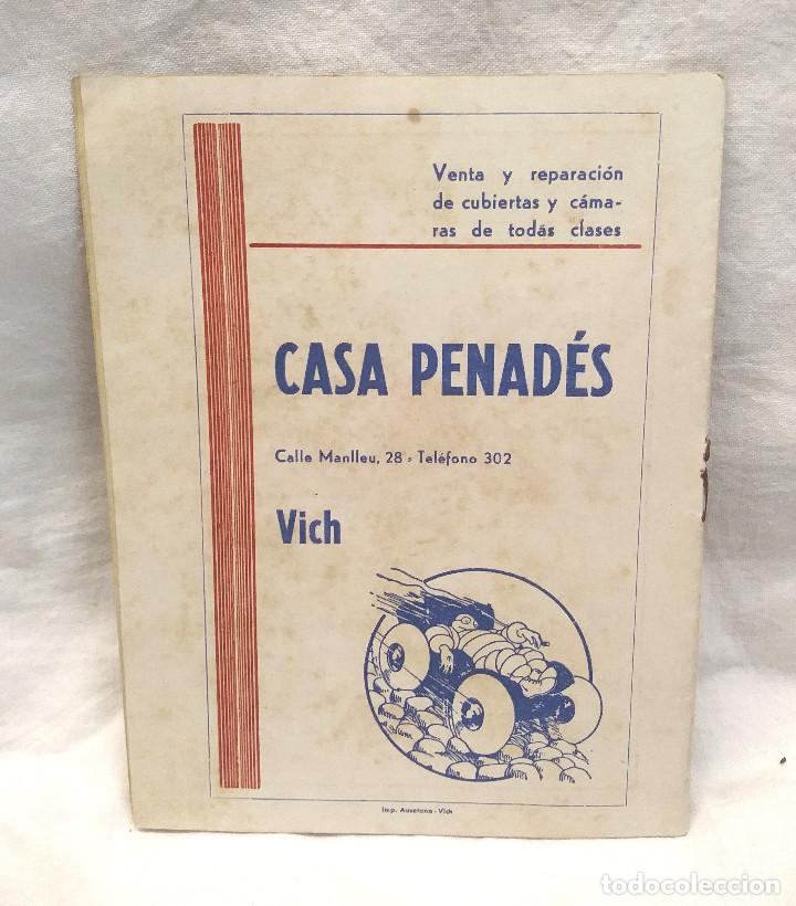 Coleccionismo: Fiesta Mayor Vich a&ntilde;o 1944 Programa de Festejos - Foto 2