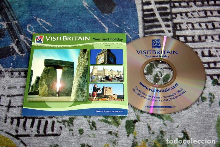 Colecionismo: ⭐️Visit Britain - Your Next Holiday - The Movie on this Interactive CD-ROM⭐️