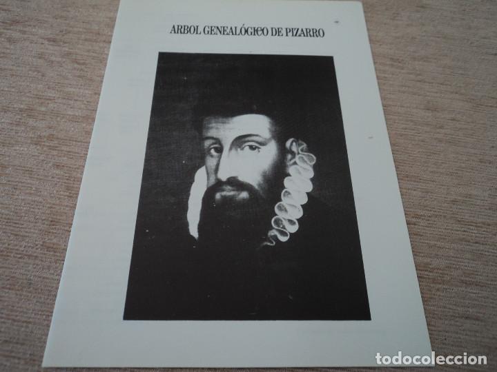 Coleccionismo: arbol genealogico de pizarro, 21 x 15 cm