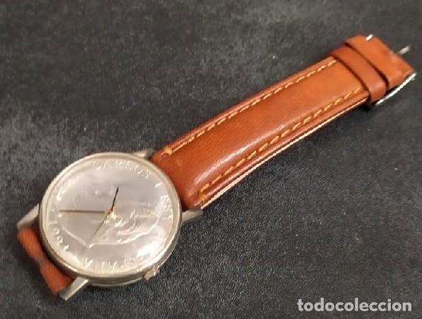 Coleccionismo: RELOJ CON MONEDA DE 2000 PESETAS. RELOJ-1