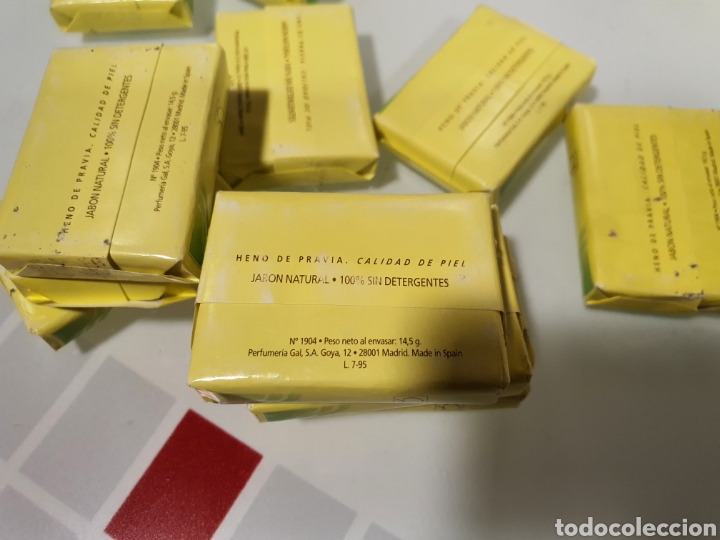Coleccionismo: 13 Mini jabones Heno Pravia - Foto 3