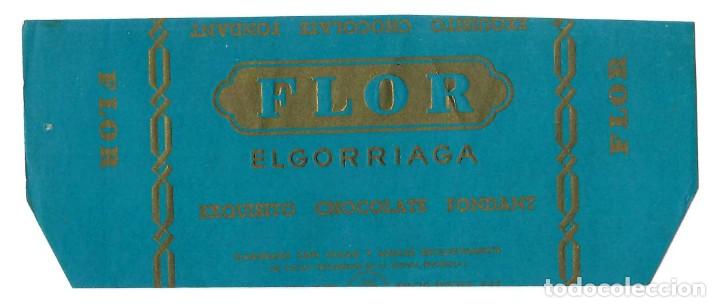 Coleccionismo: ENVOLTORIO- CHOCOLATE ELGORRIAGA. FLOR. A&Ntilde;OS 60