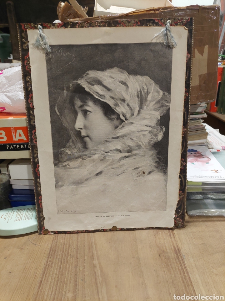 Collezionismo: LAMINA CABEZA ESTUDI&Oacute; F.VIENA