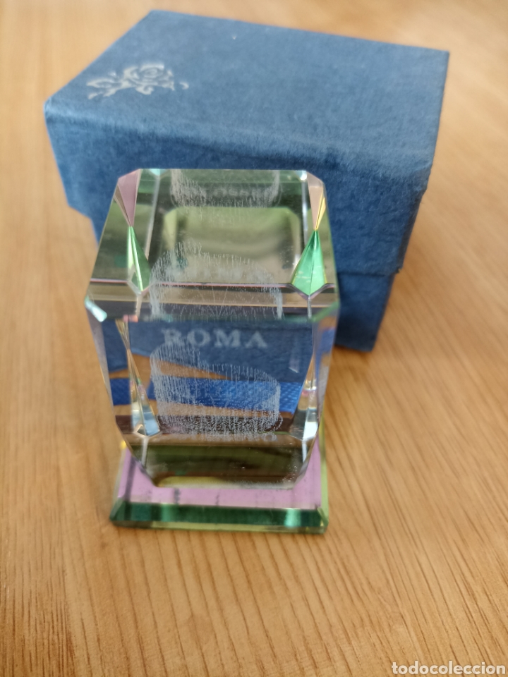 Coleccionismo: Prisma cristal Colosseo Roma - Foto 1