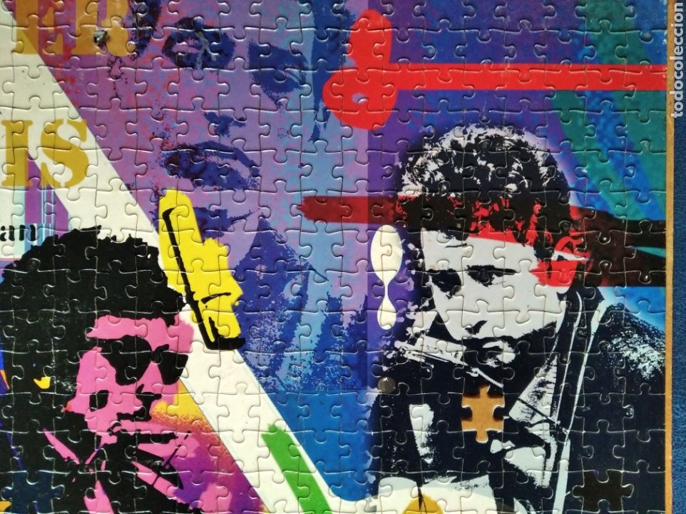 Coleccionismo: Puzzle pegado de Bob Dylan - Foto 3