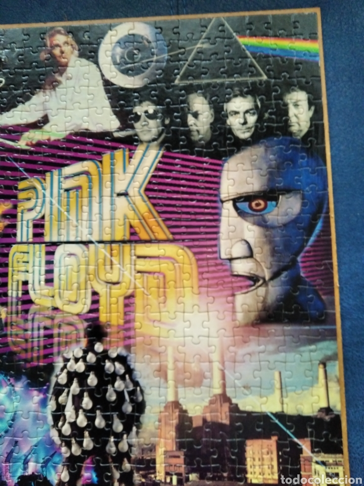 Coleccionismo: Puzzle pegado de Pink Floyd - Foto 2