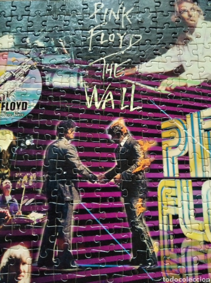 Coleccionismo: Puzzle pegado de Pink Floyd - Foto 3