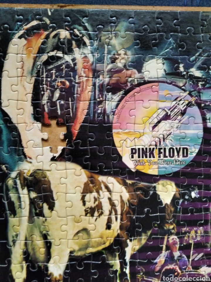 Coleccionismo: Puzzle pegado de Pink Floyd - Foto 5