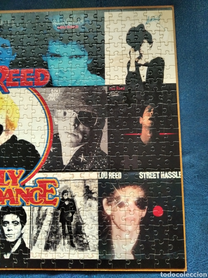 Coleccionismo: Puzzle pegado de lou reed - Foto 2
