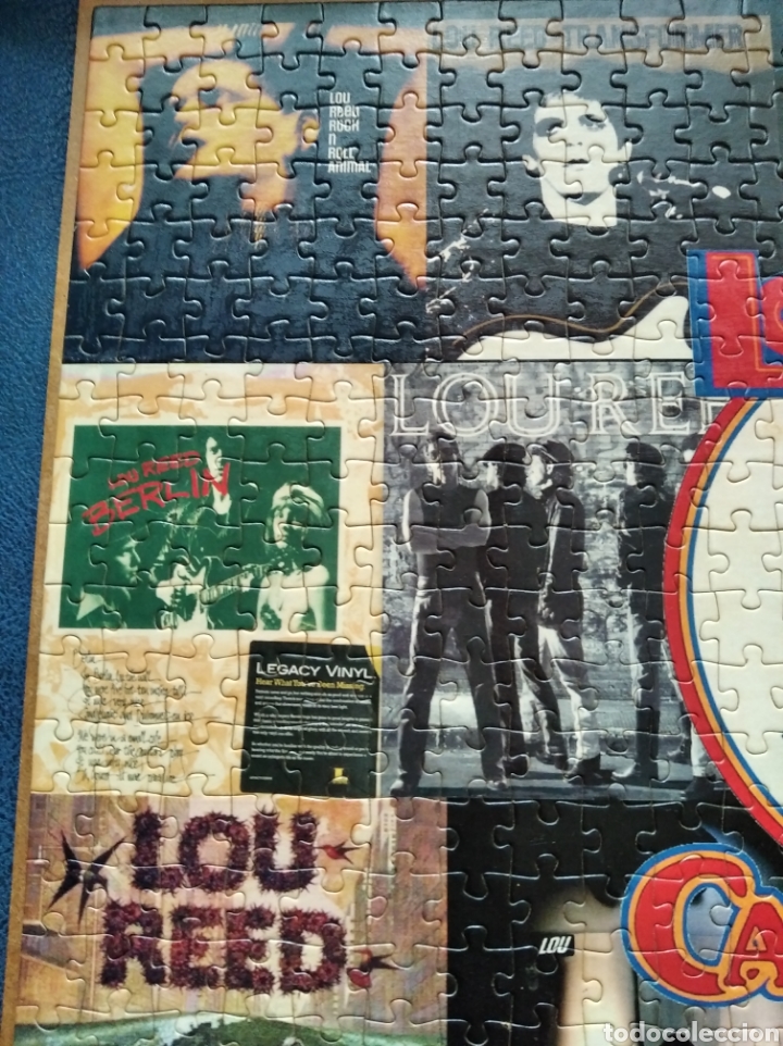 Coleccionismo: Puzzle pegado de lou reed - Foto 4