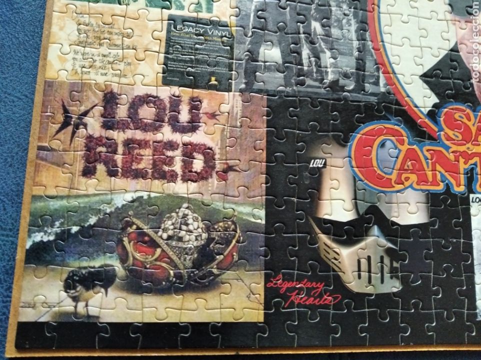 Coleccionismo: Puzzle pegado de lou reed - Foto 5