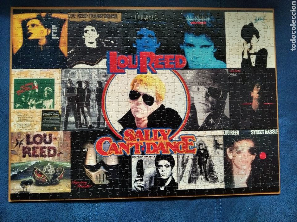 Coleccionismo: Puzzle pegado de lou reed - Foto 1