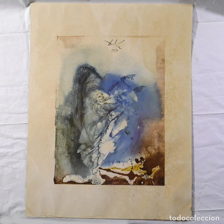 Coleccionismo: L&aacute;mina en cartulina alvador Dali 1964