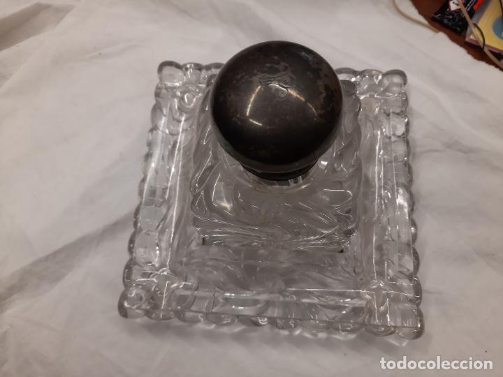 Coleccionismo: GRAN TINTERO DE CRISTAL. - Foto 1