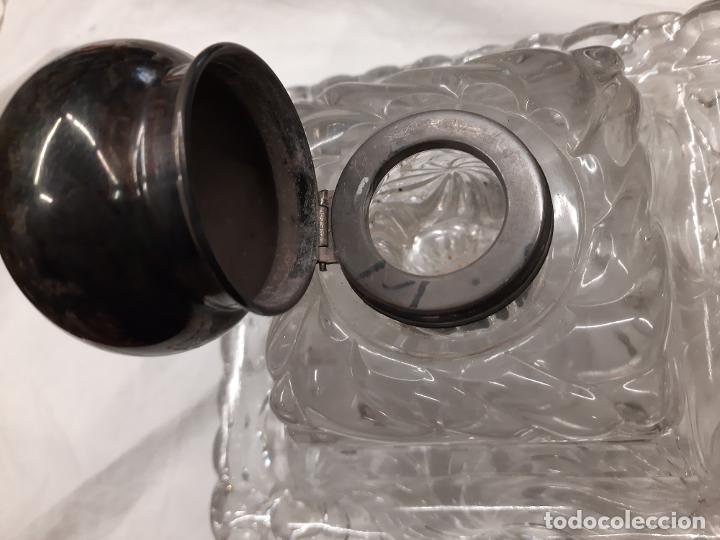 Coleccionismo: GRAN TINTERO DE CRISTAL. - Foto 3