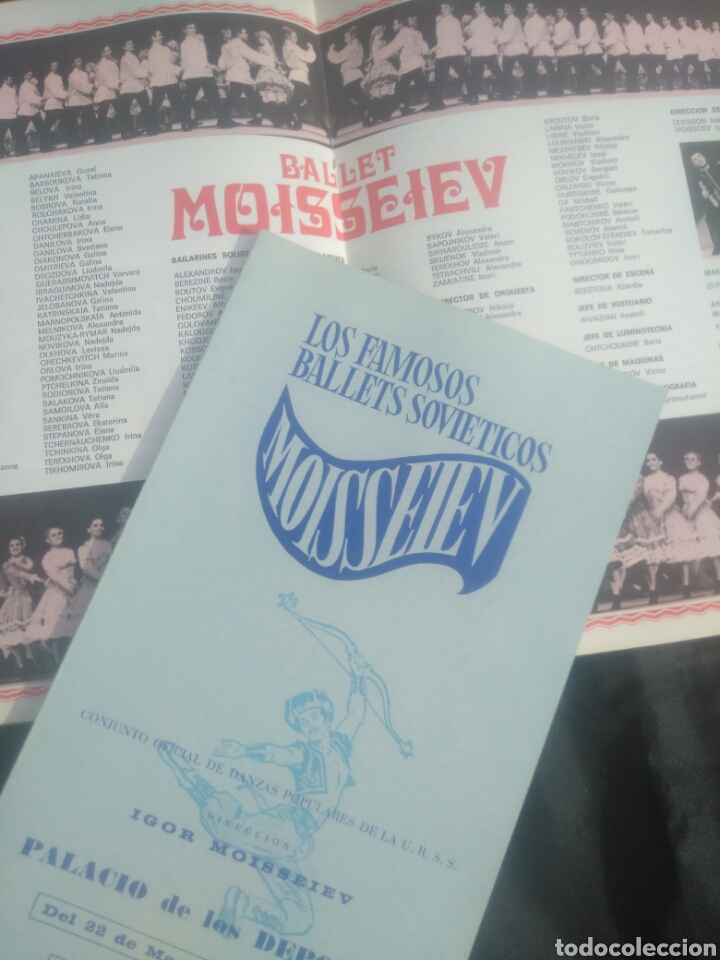 Coleccionismo: Programa Ballet Moisseiev. - Foto 2
