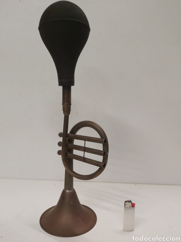 Coleccionismo: Antigua Bocina de pera 44cm - Foto 1