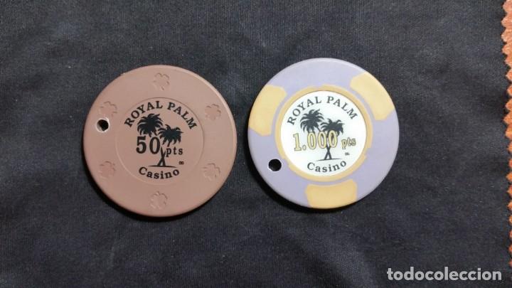 Sammeln: FICHAS 50 Y 1000 PTS . CASINO ROYAL PALM, VILLAJOYOSA ( ALICANTE)