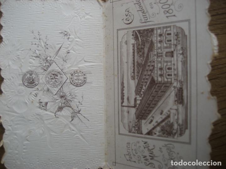 Coleccionismo: Chocolate Amatller. 1901. Barcelona. Tapas del almanaque - Foto 3