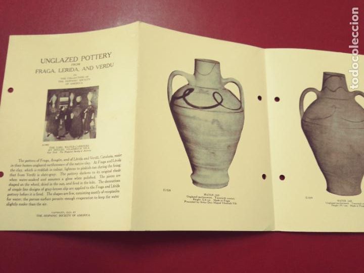Collectionnisme: Unglazed pottery from Fraga, Lerida, and Verdu
