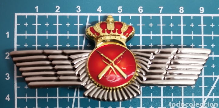 Coleccionismo: Roquisqui met&aacute;lico Seguridad Defensa y Apoyo Ej&eacute;rcito del &Aacute;ire de Espa&ntilde;a ROKISKI oficial