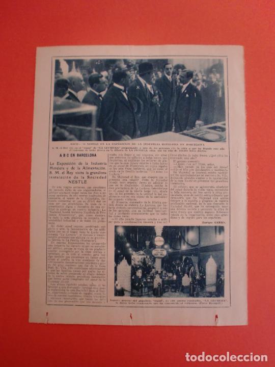 Collectionnisme: STAND NESTL&Eacute; EN LA EXPO INDUSTRIA HOTELERA Y ALIMENTACION BARCELONA - 31/10/1927