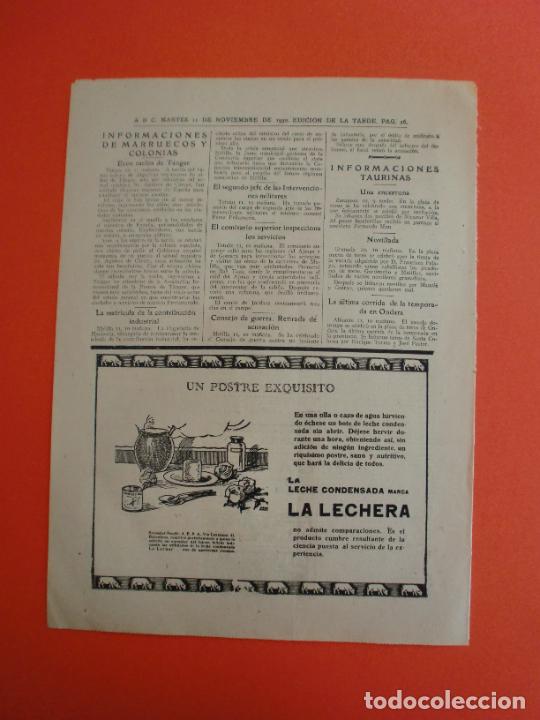 Collectionnisme: LECHE CONDENSADA LA LECHERA DE NESTL&Eacute; UN POSTRE EXQUISITO - 11/11/1930