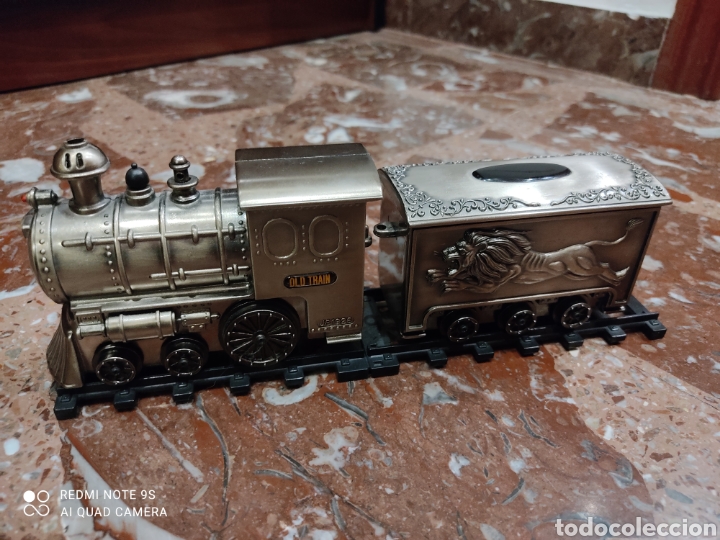 Coleccionismo: Tren mechero y guarda cigarrillos - Foto 1