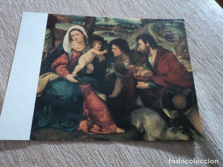 Coleccionismo: palma adoracion de pastores, museo del prado, 20 x 15 cm