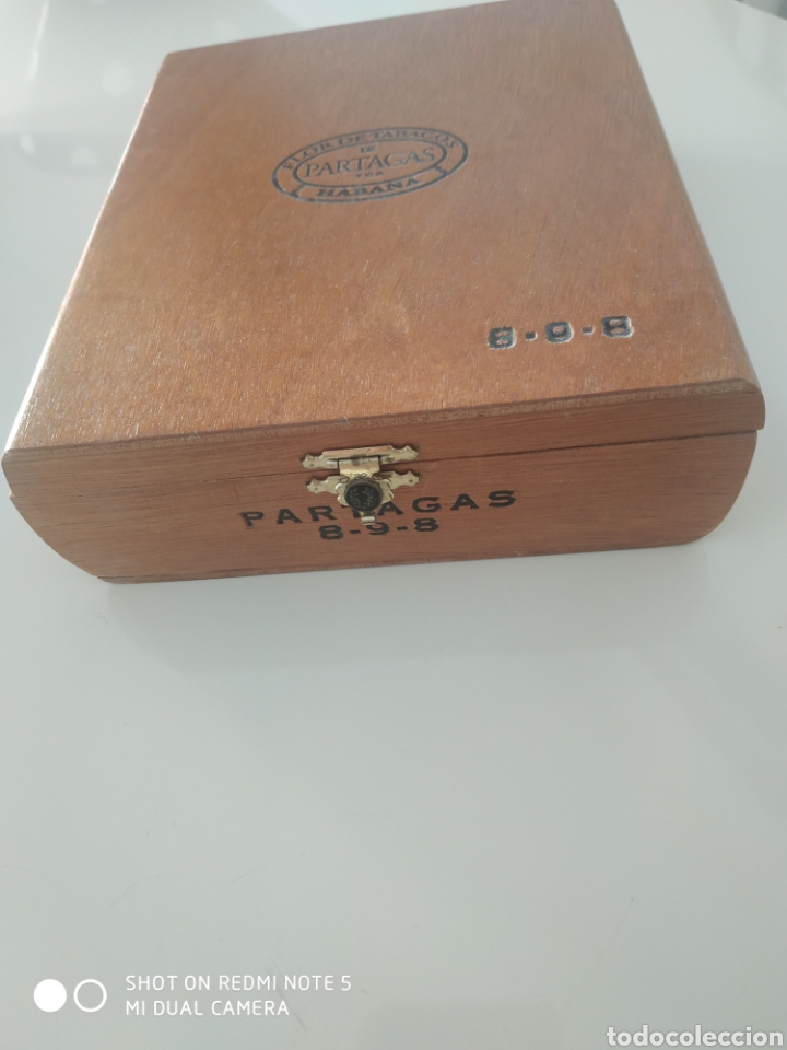 Coleccionismo: Caja de puros PARTEGASen madera - Foto 2