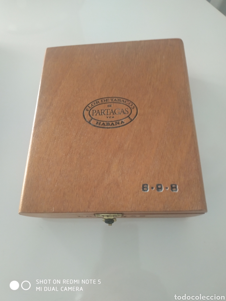 Coleccionismo: Caja de puros PARTEGASen madera - Foto 1